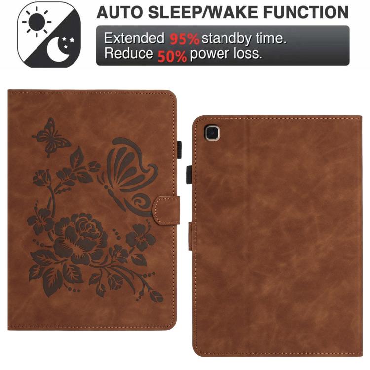 Custodia tablet in pelle con stampa a rilievo per Samsung Galaxy Tab S5e 10.5, A