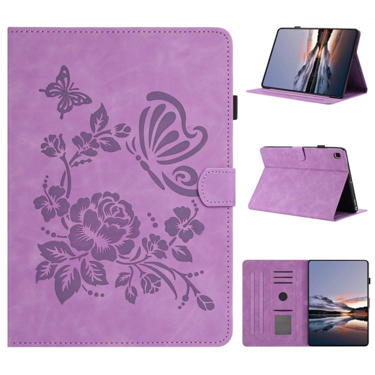 Custodia tablet in pelle con stampa a rilievo per Samsung Galaxy Tab S5e 10.5, A