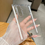 Custodia trasparente con chiusura magnetica per Samsung Galaxy Z TriFold