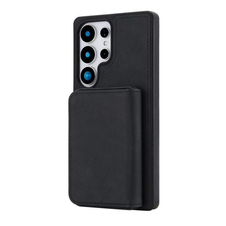 Portafoglio magnetico staccabile in similpelle con protezione RFID per Samsung