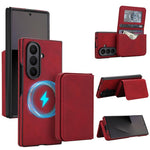 Portafoglio magnetico staccabile in similpelle con protezione RFID per Samsung