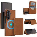 Portafoglio magnetico staccabile in similpelle con protezione RFID per Samsung