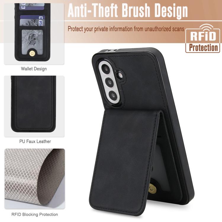 Custodia similpelle con portafoglio magnetico per Samsung Galaxy A36 5G