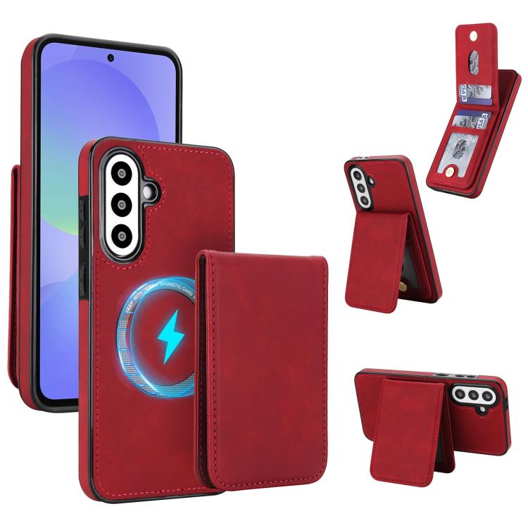 Custodia similpelle con portafoglio magnetico per Samsung Galaxy A36 5G