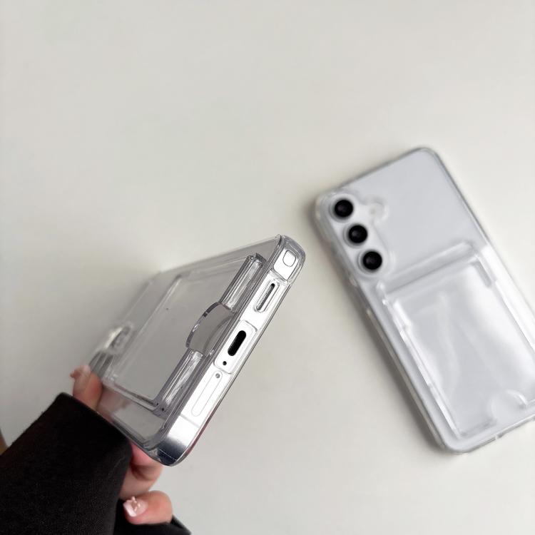 Porta carte in acrilico custodia antiurto per Samsung Galaxy S26+ e S26 Ultra 5G