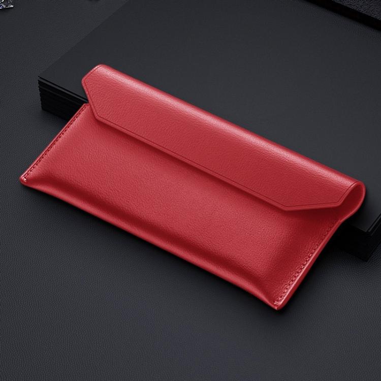 Custodia in vera pelle con design a busta per Samsung Galaxy Z TriFold