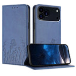 Custodia magnetica per telefono in ecopelle con motivo tulipani e farfalle., For iPhone 17e / 16e, For iPhone 17 Pro Max