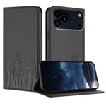 Custodia magnetica per telefono in ecopelle con motivo tulipani e farfalle., For iPhone 17e / 16e, For iPhone 17 Pro Max
