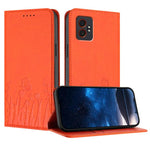 Custodia magnetica in ecopelle con motivo tulipani e farfalle per Samsung Galaxy
