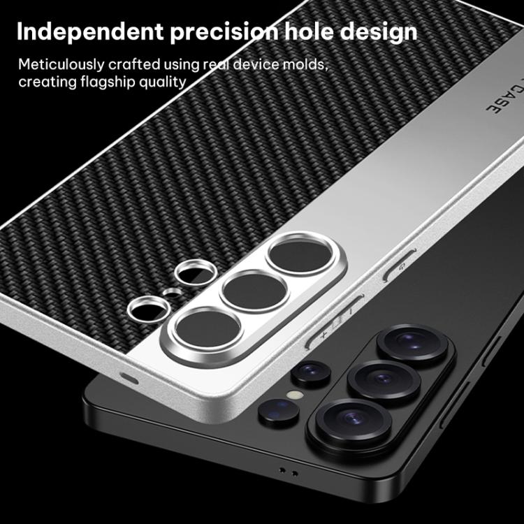 Custodia in pelle placcata opaca a copertura totale per Samsung Galaxy S26, S25