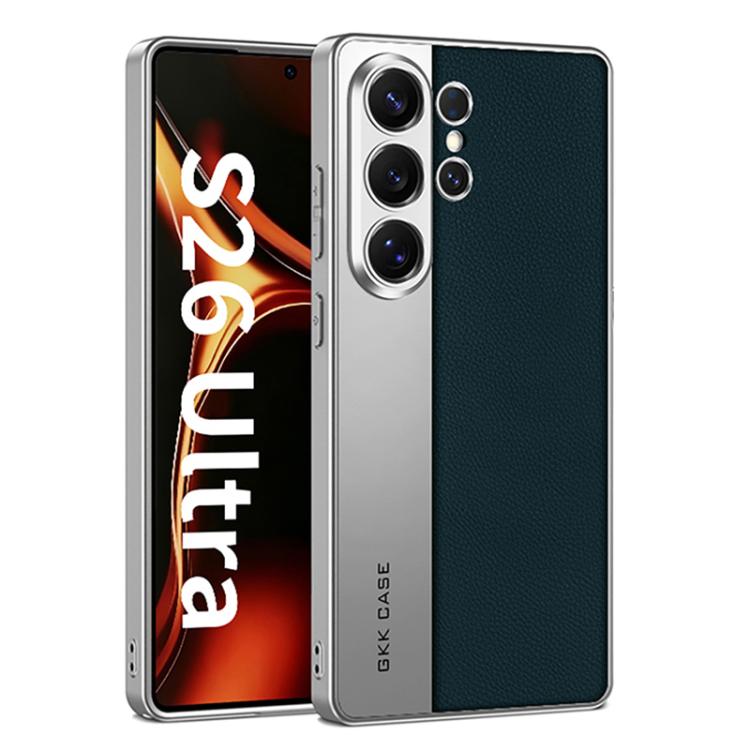 Custodia in pelle placcata opaca a copertura totale per Samsung Galaxy S26, S25