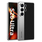 Custodia in pelle placcata opaca a copertura totale per Samsung Galaxy S26, S25