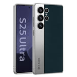 Custodia in pelle placcata opaca a copertura totale per Samsung Galaxy S26, S25