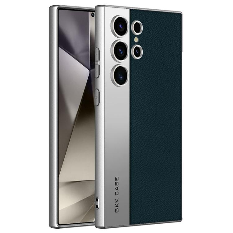 Custodia in pelle placcata opaca a copertura totale per Samsung Galaxy S26, S25