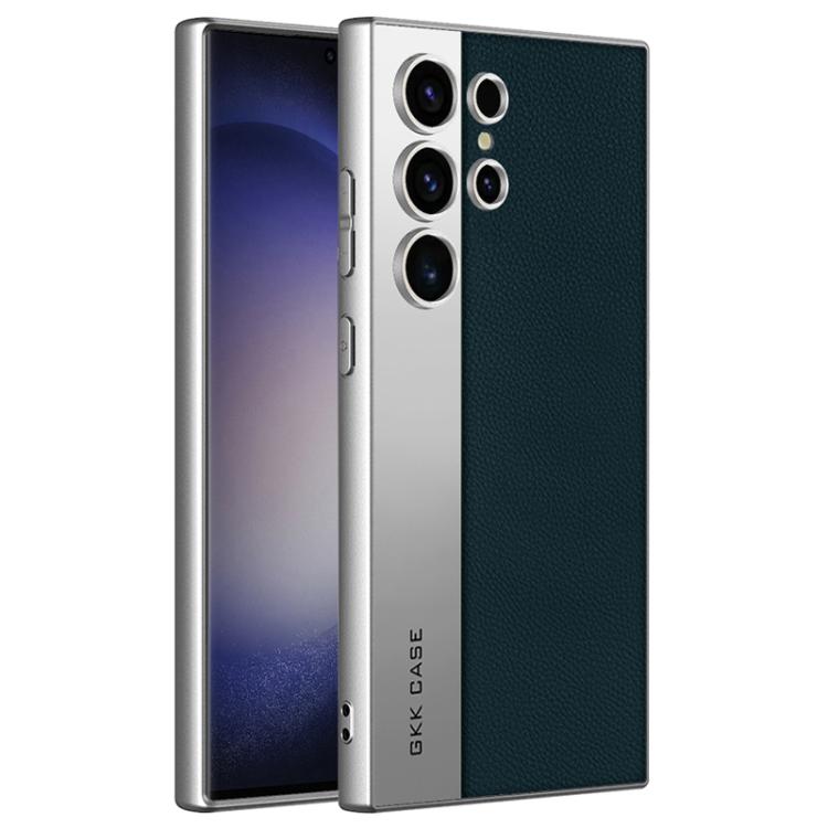 Custodia in pelle placcata opaca a copertura totale per Samsung Galaxy S26, S25