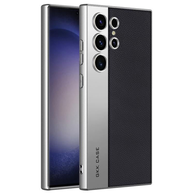 Custodia in pelle placcata opaca a copertura totale per Samsung Galaxy S26, S25