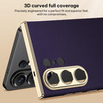 Custodia curva in pelle placcata per Samsung Galaxy S26 Ultra 5G senza penna