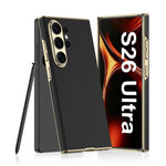 Custodia curva in pelle placcata per Samsung Galaxy S26 Ultra 5G senza penna