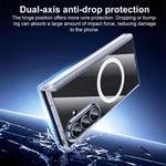 Custodia trasparente con magnete a doppio asse per Samsung Galaxy Z TriFold