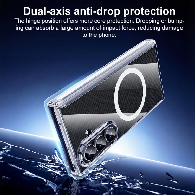 Custodia trasparente con magnete a doppio asse per Samsung Galaxy Z TriFold