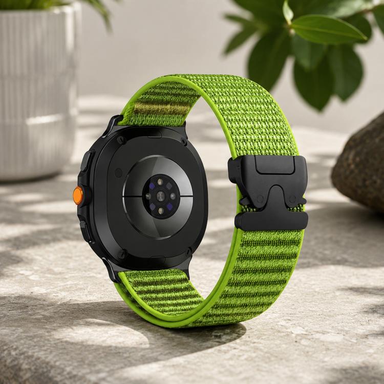 Cinturino per orologio in nylon con fibbia a paracadute e motivo montano xDfind, For Samsung Galaxy Watch8 / Watch8 Classic