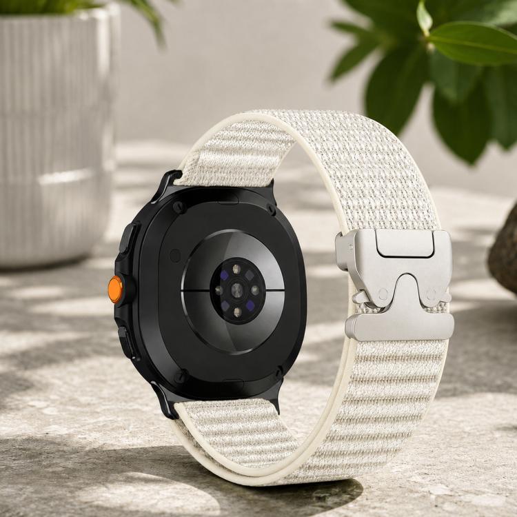 Cinturino per orologio in nylon con fibbia a paracadute e motivo montano xDfind, For Samsung Galaxy Watch8 / Watch8 Classic