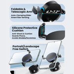 Supporto auto magnetico A9 Pro con morsetto e rotazione 360°