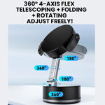 Supporto auto magnetico A9 Pro con morsetto e rotazione 360°