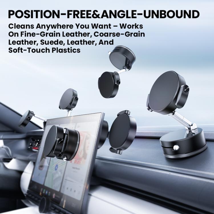 Supporto auto magnetico A9 Pro con morsetto e rotazione 360°