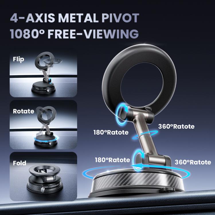 Supporto telefono auto pieghevole con magnete forte