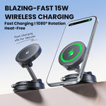 Supporto auto con caricabatterie wireless 15W A14