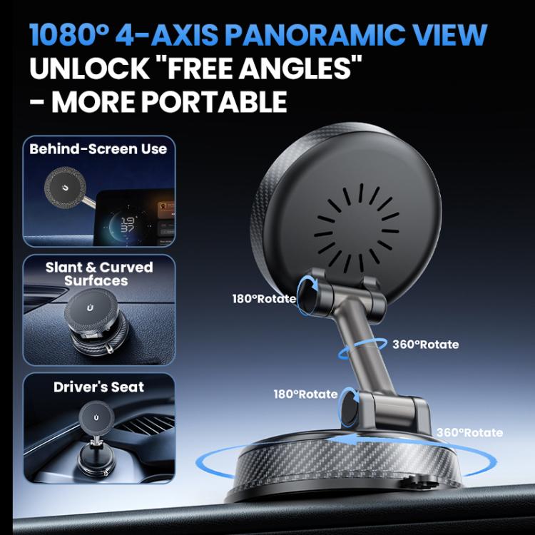 Supporto auto con caricabatterie wireless 15W A14