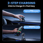 Supporto auto con caricabatterie wireless 15W A14