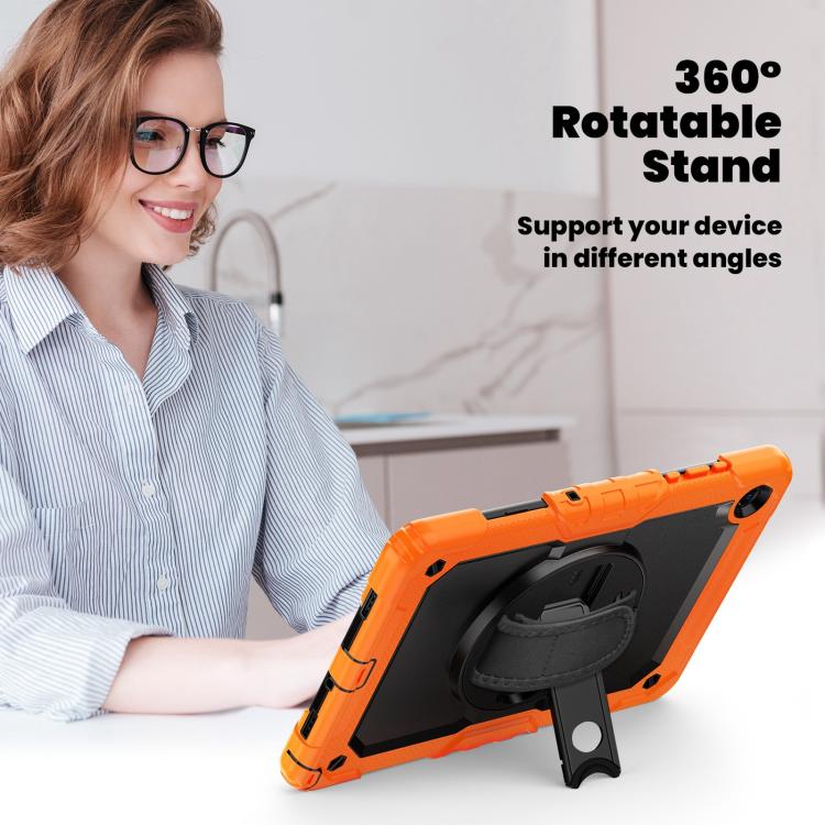 Custodia ibrida in silicone per Samsung Galaxy Tab A11+ / A9+ con tracolla