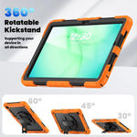 Custodia ibrida in silicone per Samsung Galaxy Tab A11+ / A9+ con tracolla