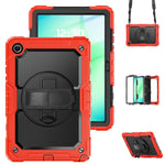 Custodia ibrida in silicone per Samsung Galaxy Tab A11+ / A9+ con tracolla