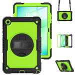 Custodia ibrida in silicone per Samsung Galaxy Tab A11+ / A9+ con tracolla