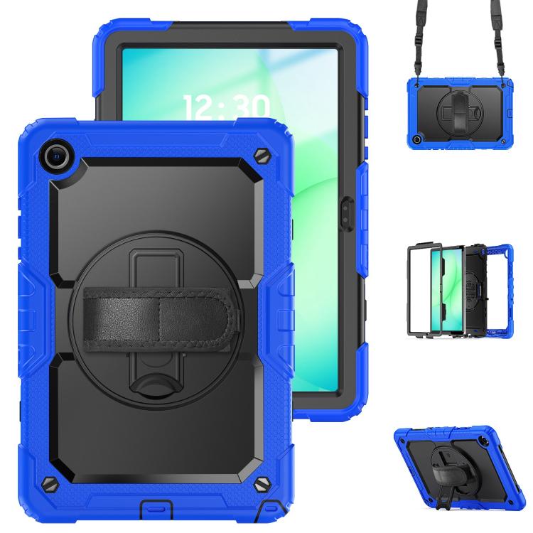 Custodia ibrida in silicone per Samsung Galaxy Tab A11+ / A9+ con tracolla
