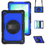 Custodia ibrida in silicone per Samsung Galaxy Tab A11+ / A9+ con tracolla