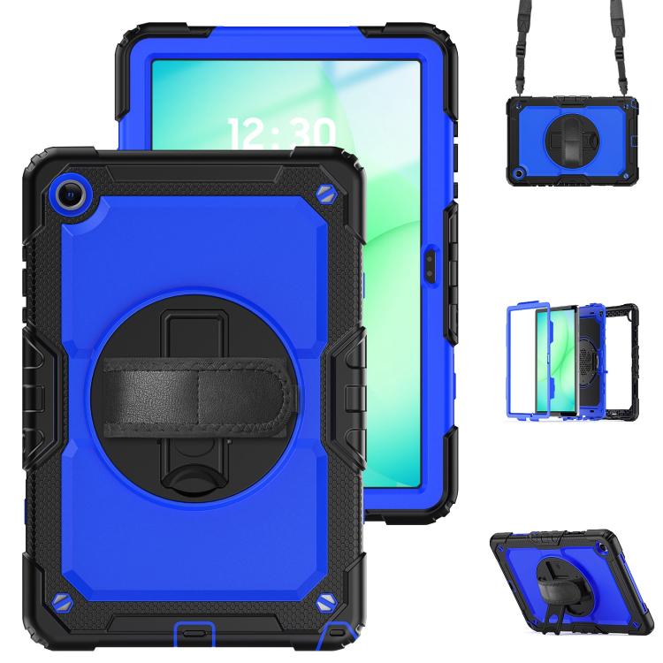 Custodia ibrida in silicone per Samsung Galaxy Tab A11+ / A9+ con tracolla
