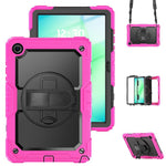 Custodia ibrida in silicone per Samsung Galaxy Tab A11+ / A9+ con tracolla