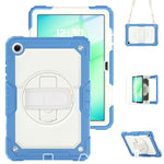 Custodia ibrida in silicone per Samsung Galaxy Tab A11+ / A9+ con tracolla