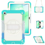 Custodia ibrida in silicone per Samsung Galaxy Tab A11+ / A9+ con tracolla