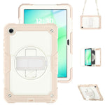 Custodia ibrida in silicone per Samsung Galaxy Tab A11+ / A9+ con tracolla