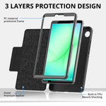 Custodia per tablet in pelle con supporto magnetico per Samsung Galaxy Tab A11+