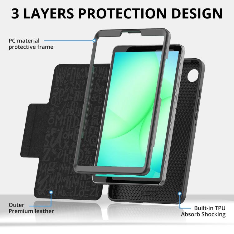 Custodia per tablet in pelle con supporto magnetico per Samsung Galaxy Tab A11+