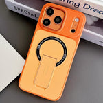 Custodia magnetica ibrida in TPU e PC con supporto, effetto pelle., For iPhone 17 Pro Max, For iPhone 17 Pro, For iPhone 17, For iPhone 16 Pro Max