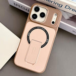 Custodia magnetica ibrida in TPU e PC con supporto, effetto pelle., For iPhone 17 Pro Max, For iPhone 17 Pro, For iPhone 17, For iPhone 16 Pro Max