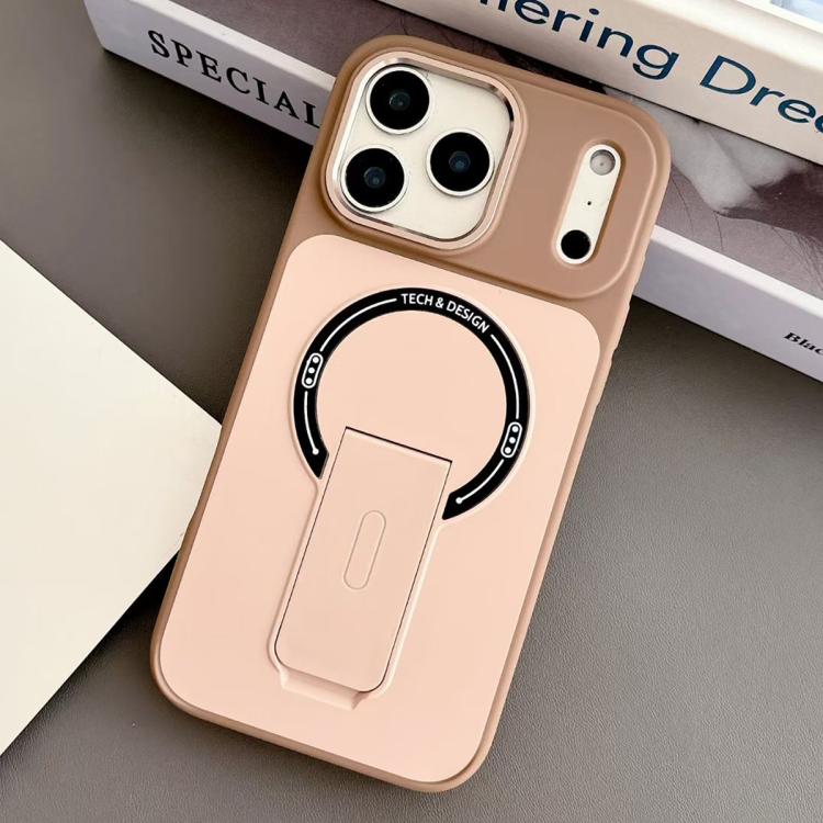 Custodia magnetica ibrida in TPU e PC con supporto, effetto pelle., For iPhone 17 Pro Max, For iPhone 17 Pro, For iPhone 17, For iPhone 16 Pro Max