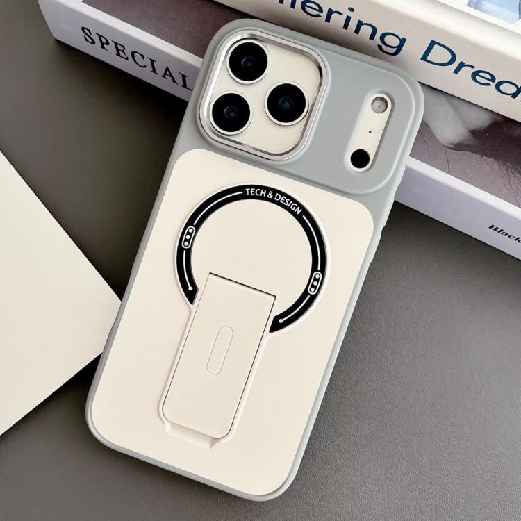 Custodia magnetica ibrida in TPU e PC con supporto, effetto pelle., For iPhone 17 Pro Max, For iPhone 17 Pro, For iPhone 17, For iPhone 16 Pro Max